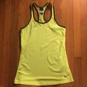 Bright Yellow Medium Nike Dri-Fit Tank Top
